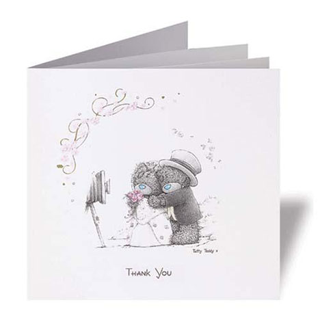 Me to You Bear Personalised Thank You Cards Per 20 £54.99